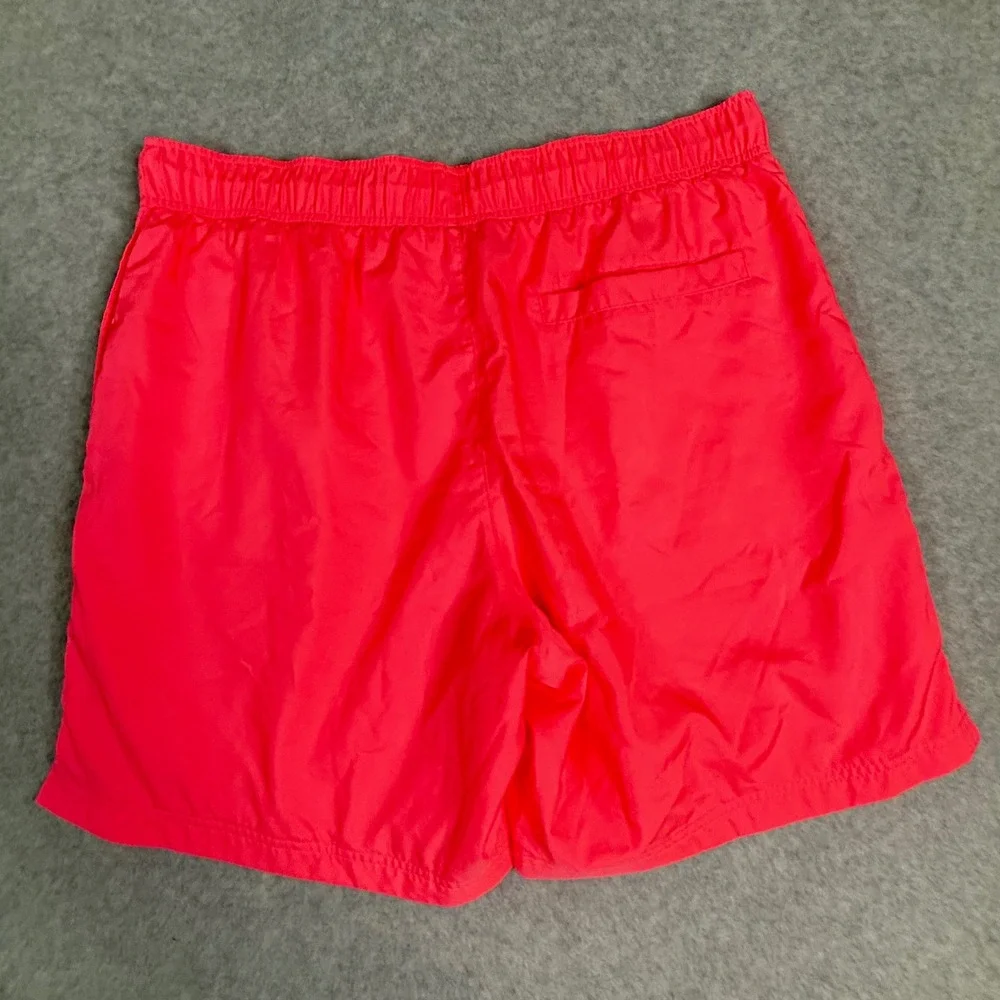 Jordan Essentials Mens Swim Shorts Pink Infrared Jumpman Mesh Lined Size Large